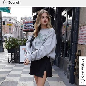 Pacsun PAC 1980 PAC WHISPER Active black Osa Mini Skort skirt